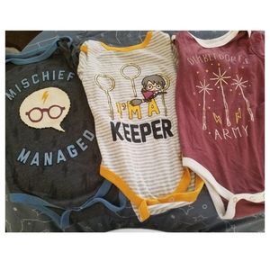 Harry Potter Long Sleeved Bodysuit Set
